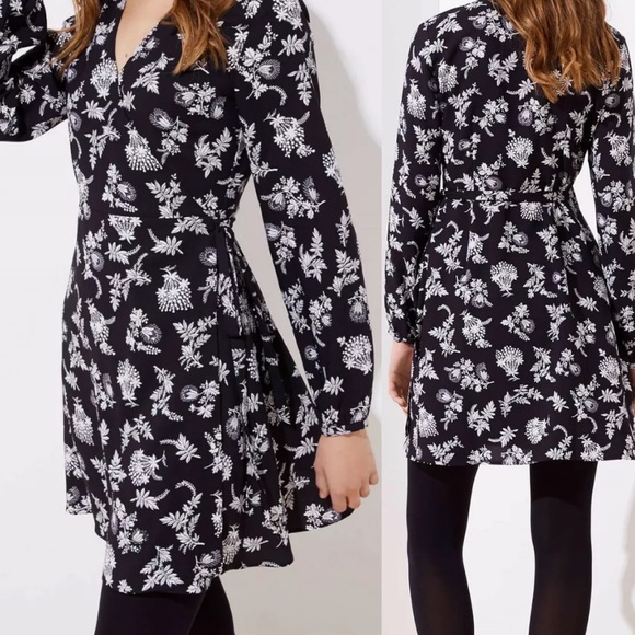 LOFT Dresses & Skirts - LOFT Floral Wrap Dress